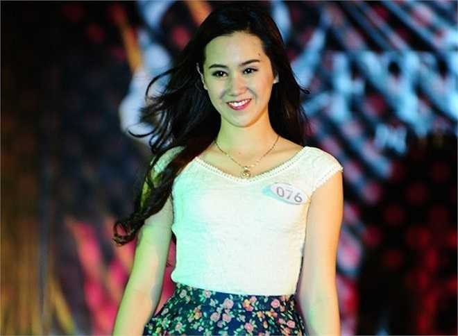 Trương Mai Thảo Anh, lớp K51BFA là nữ sinh sáng giá cho danh hiệu hoa khôi. 