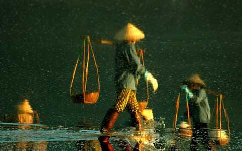 cánh đồng muối, Hòn Khói, Khánh Hòa, 