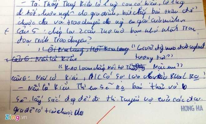 Một học sinh khác khuyên Thúy Kiều nên thi tuyển vợ của các đại gia để có tiền chuộc cha.