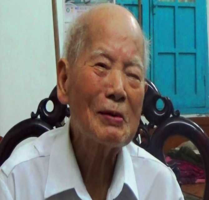  Nụ cười hiền hòa của Tướng Nguyễn Công Trang chiều 30/4/2014.