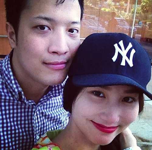 Diễm My cho biết cả hai đến với nhau là do duyên số.