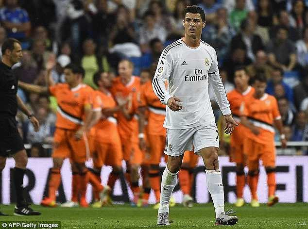 Sự bực dọc của Ronaldo sau trận đấu 