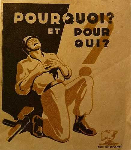 Một người lính Pháp ngã quỵ với câu hỏi: 'Tại sao và cho ai?' 