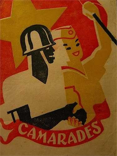 Một bức truyền đơn giản dị nhưng ý nghĩa, kêu gọi tình quốc tế vô sản giữa Việt Nam với những người lính da đen trong quân đội Pháp. Truyền đơn chỉ có chú thích ngắn gọn: Đồng chí. 