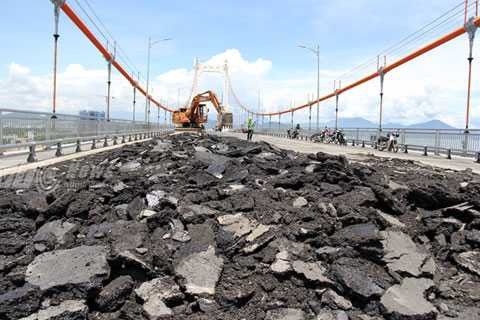 Đà Nẵng, cầu Thuận Phước, vết nứt, sự cố, lo ngại