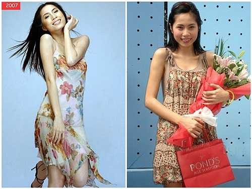 Năm 2007, kKhởi đầu với hình tượng ngọt ngào cùng hit Giấc mơ tuyết trắng, Thủy Tiên đạt được những thành công đầu tiên trong showbiz Việt. Từ đó, cô đã chú ý hơn về phong cách và ngoại hình của mình. 