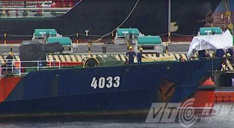 tàu cảnh sát biển, bị đâm, tàu Trung Quốc, vào bờ, sửa chữa, Đà Nẵng