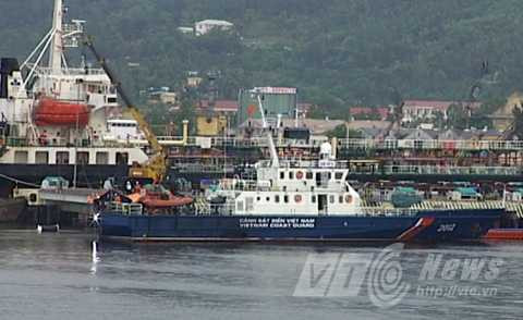 tàu cảnh sát biển, bị đâm, tàu Trung Quốc, vào bờ, sửa chữa, Đà Nẵng