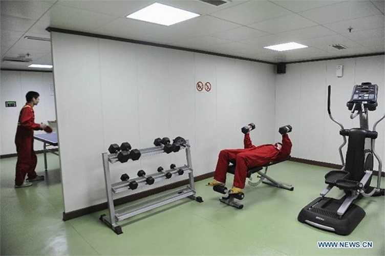 Phòng tập thể thao dành cho nhân viên.