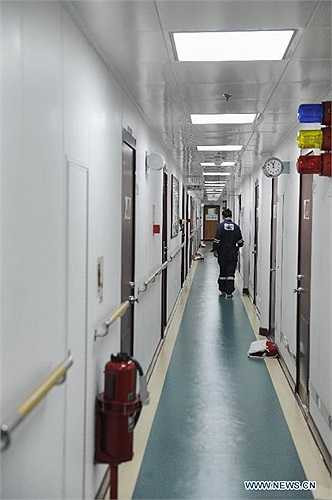 Hành lang khu phòng ngủ.