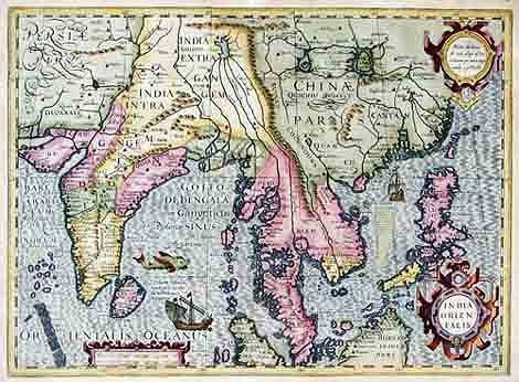 Bản đồ do Jodocus Hondius vẽ năm 1613 thể hiện quần đảo Frael (Hoàng Sa), bao gồm tất cả các đảo của Việt Nam từ Nam vịnh Bắc Bộ cho đến hết vùng biển phía Nam của Việt Nam, trừ Pulo Condor (Côn Đảo) và Pulo Cici (đảo Phú Quốc) được vẽ riêng. Ảnh: Tuổi Trẻ.