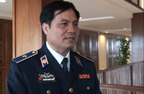 Thiếu tướng Nguyễn Quang Đạm, Tư lệnh Cảnh sát biển Việt Nam: TQ đang vu khống trắng trợn. Ảnh: VOV