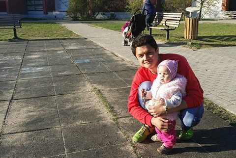 Arturs và con gái Melisa