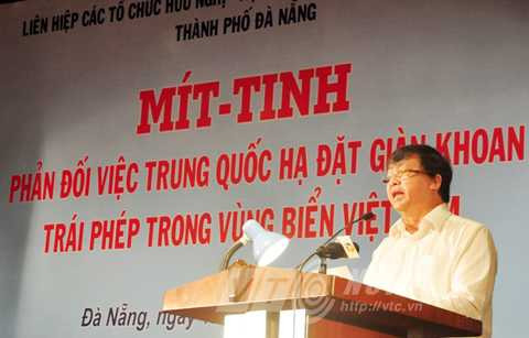 Đà Nẵng, mit tinh, phản đối, bành trướng, Trung Quốc, giàn khoan, căm phẫn