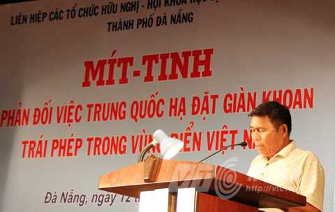 Đà Nẵng, mit tinh, phản đối, bành trướng, Trung Quốc, giàn khoan, căm phẫn
