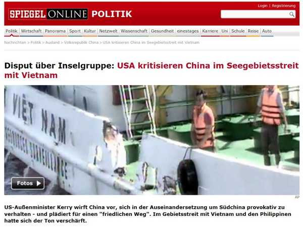 Báo chí thế giới đồng loạt phản đối Trung Quốc