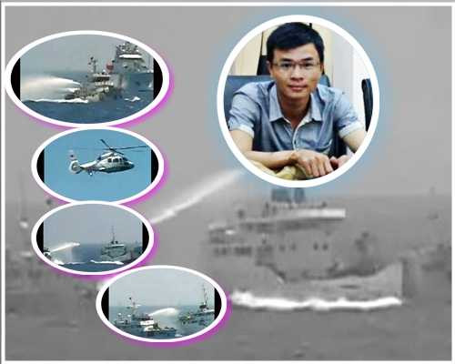 PV Hoàng Sơn - Báo Thanh Niên Online tường thuật về tình hình tuần tra của lực lượng chấp pháp trên biển của Việt Nam tại khu vực Trung Quốc hạ đặt giàn khoan trái phép thuộc vùng biển Việt Nam