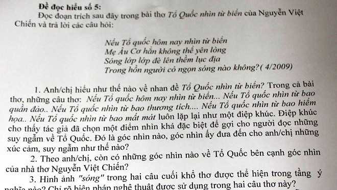 đề văn lạ