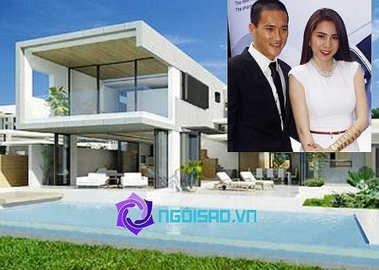 Căn nhà của Thuỷ Tiên và Công Vinh đang sống.