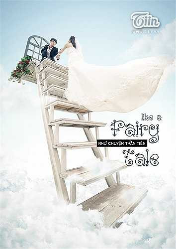 Bộ ảnh của cô dâu Phan Bảo Ngọc (SN 1991) và chú rể Nguyễn Tuấn Hà (SN 1986, là bác sĩ) như một câu chuyện thần tiên. Đó là tình yêu giữa cô gái (người bình thường) và chàng trai người tí hon đến từ hành tinh khác. 