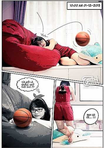 Cô gái mơ thấy giấc mơ lạ.