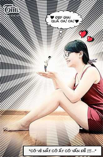 Một vật thể lạ xuất hiện mang theo anh chàng tí hon, không phải là giấc mơ mà là sự thật. Cô gái khen chàng tí hon đẹp trai. 