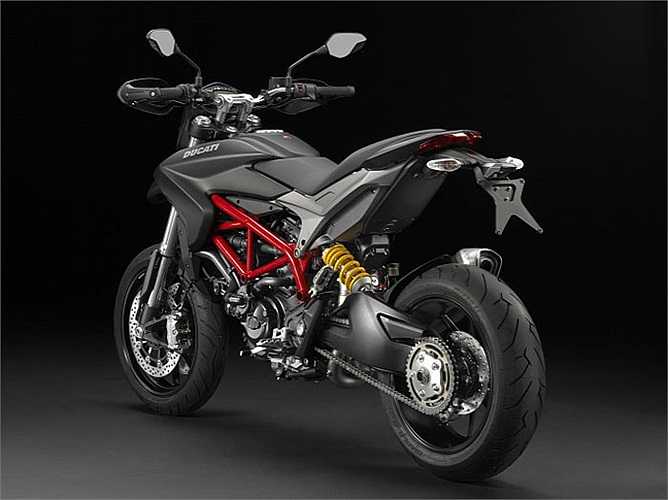 Ducati Hypermotard sở hữu hệ khung sườn dạng Trellis mới, được làm từ những loại vật liệu chất lượng cao.
