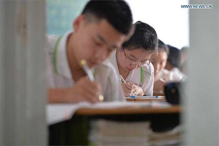Để chuẩn bị tốt cho kỳ thi sắp tới, trong suốt nhiều tháng qua, các học sinh tại trường Trung học Đình Hài luyện tập hàng giờ liền mỗi ngày nhằm củng cố kiến thức.