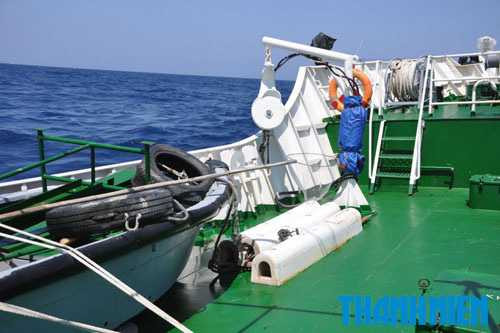Chuyện những tấm đệm của tàu Hải cảnh Trung Quốc