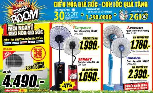 Khởi động Worldcup 2014 - MediaMart tặng 1.500 quạt cây cao cấp khi mua TV bất kỳ