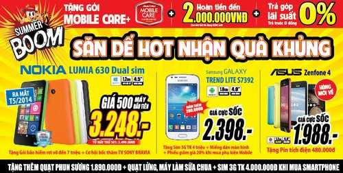 Khởi động Worldcup 2014 - MediaMart tặng 1.500 quạt cây cao cấp khi mua TV bất kỳ