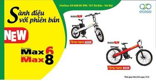 Ecogo ra mắt phiên bản New Max 6 và Max 8 đẳng cấp