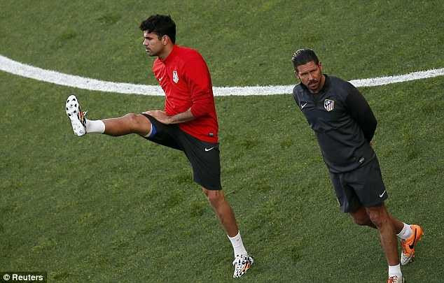 Điên cuồng tập luyện, Diego Costa sẵn sàng chiến Real