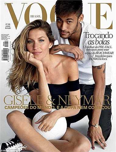 Cặp đôi xuất hiện trong ấn bản Vogue số ra tháng 6 tại Brazil. 