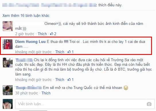 Video Phát biểu của thí sinh hoa hậu về giàn khoan Hải Dương 981