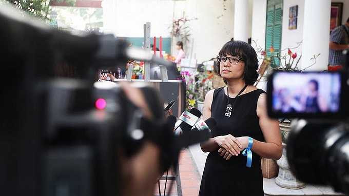 Chị Nguyễn Lan Phương chia sẻ những kinh nghiệm với truyền thông trong những tháng ngày chăm sóc và giáo dục Nem suốt 9 năm qua