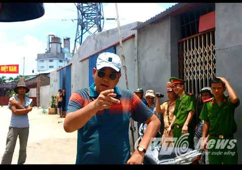 Công ty bột giặt VICO, công an viên, xã An Đồng, An Dương, Hải Phòng, cản trở phóng viên