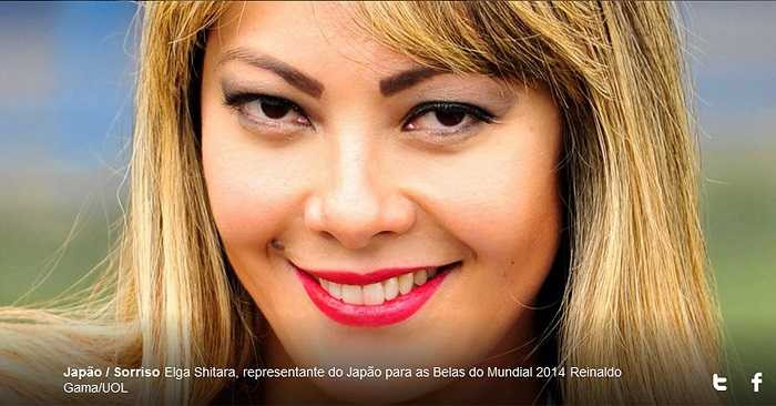 Sorriso Elga Shitara mất điểm ở khuôn mặt kém xinh.