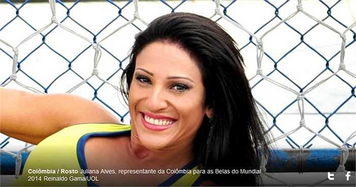 Rosto Juniana Alves là một trong những khuôn mặt già nhất cuộc thi lần này.