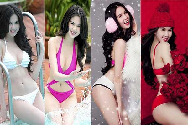 Ngọc Trinh sexy trong bộ sưu tập những thiết kế bikini đẹp nhất của cô.