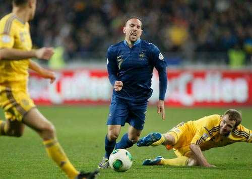 Sốc : Ribery chấn thương, nguy cơ lỡ World Cup