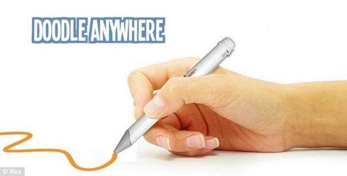 Phiên bản bút dùng cho điện thoại thông minh có cơ chế hoạt động tương tự, nhưng dĩ nhiên, không cần khay màu. Khi đó, bút lưu trữ màu mong muốn và cho phép người dùng vẽ lên điện thoại hay máy tính bảng của họ thông qua một ứng dụng riêng. 