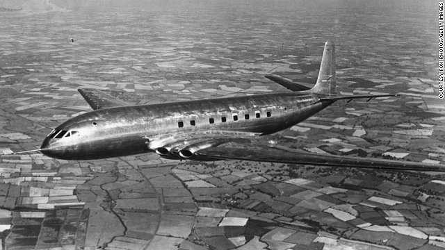Năm 1952: Máy bay phản lực đầu tiên De Havilland Comet – được nhà thiết kế Sir Geoffrey de Havilland tạo ra. 