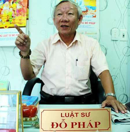 Luật sư Đỗ Pháp sẽ theo đuổi vụ kiện tàu cá TQ đâm chìm tàu cá ĐNa 90152 TS của Việt Nam. Ảnh: LÊ PHI