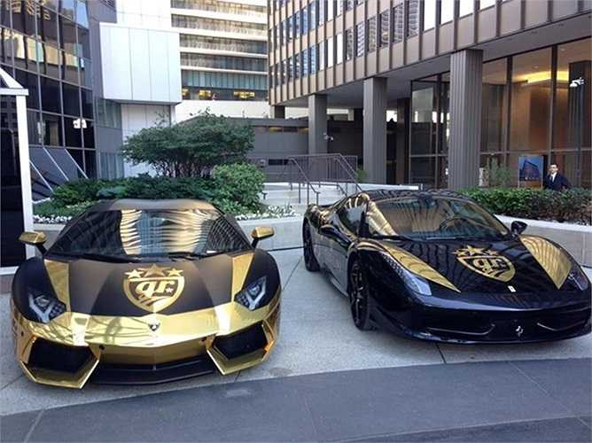 Lamborghini Aventador LP700-4, Ferrari 458 Spider