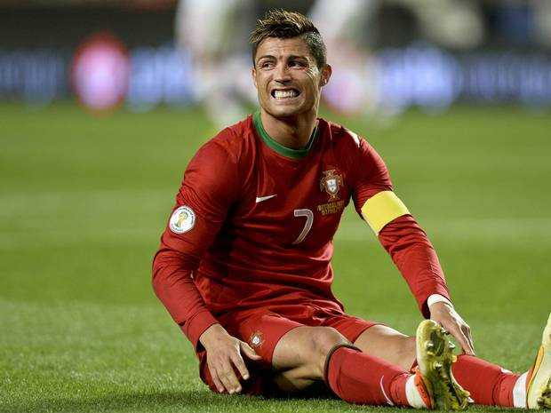 Ronaldo đang gặp phải chấn thương nghiêm trọng