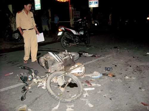 tai nạn, tai nạn xe máy, mỹ tho, tiền giang, nguy kịch, nát vụn
