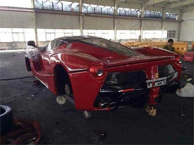 Đây là chiếc LaFerrari đã gần hoàn thiện.