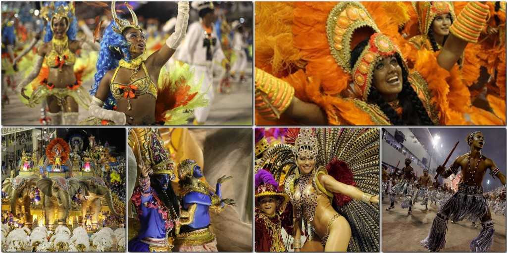 Những màn tiệc carnival, điệu nhảy samba cuồng nhiệt