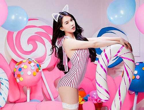 Nữ hoàng nội y khỏe vẻ đẹp ngọt ngào không đối thủ.